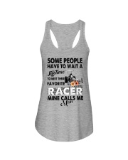 calls me mom drag racing Ladies Flowy Tank tile