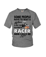 calls me mom drag racing Youth T-Shirt tile