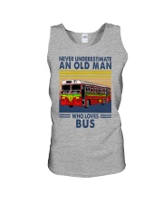 bus never olm vintage Unisex Tank tile