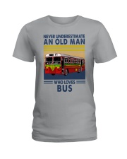 bus never olm vintage Ladies T-Shirt tile