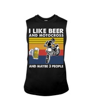 Motocross like beer Sleeveless Tee tile