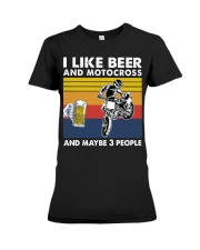 Motocross like beer Premium Fit Ladies Tee tile