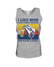 like beer horse racing Unisex Tank tile