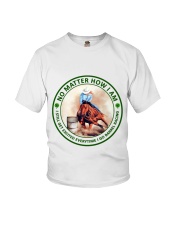 no-matter-barrel-racing Youth T-Shirt tile