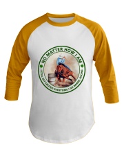 no-matter-barrel-racing Baseball Tee tile
