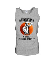 photography old man Unisex Tank tile