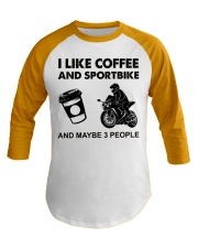 like coffee sportbike Baseball Tee tile