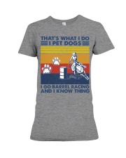barrel-racing-i-pet Premium Fit Ladies Tee tile