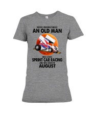 sprint car racing olm 08 Premium Fit Ladies Tee tile