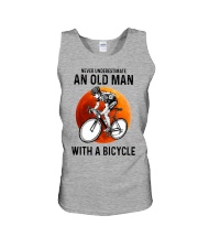 cycling never old man Unisex Tank tile