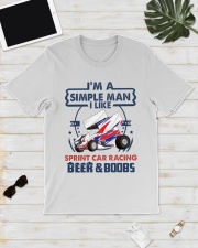 Sprint-car-racinga simple man Classic T-Shirt lifestyle-mens-crewneck-front-17
