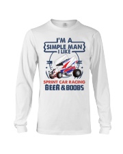 Sprint-car-racinga simple man Long Sleeve Tee tile