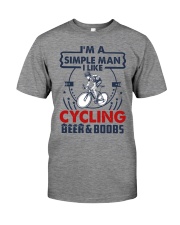 CYCLING LIKE BEER AND BOOBS Premium Fit Mens Tee tile