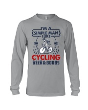CYCLING LIKE BEER AND BOOBS Long Sleeve Tee tile