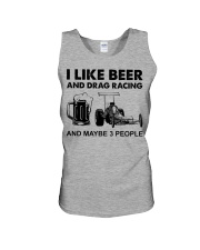 like beer drag racing 3 Unisex Tank tile