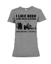 like beer drag racing 3 Premium Fit Ladies Tee tile