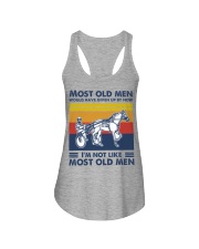 most old men Harness racing Ladies Flowy Tank tile