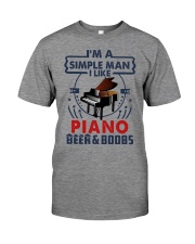 PIANO LIKE BEER AND BOOBS Premium Fit Mens Tee tile