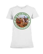 no-matter-team-roping1 Premium Fit Ladies Tee tile