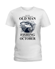 10 fishing olm Ladies T-Shirt tile