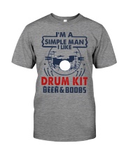 DRUM KIT LIKE BEER AND BOOBS Premium Fit Mens Tee tile