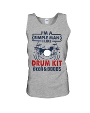 DRUM KIT LIKE BEER AND BOOBS Unisex Tank tile