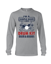 DRUM KIT LIKE BEER AND BOOBS Long Sleeve Tee tile