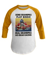 real grandpas drag racing Baseball Tee tile