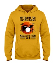my talent playing drums Hooded Sweatshirt tile