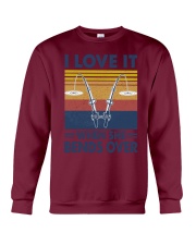 Fishing Bends over Crewneck Sweatshirt tile