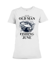 06 fishing olm Premium Fit Ladies Tee tile