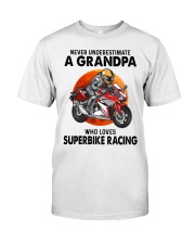 superbike-racing-grandpa Classic T-Shirt front