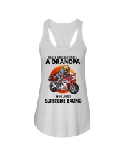 superbike-racing-grandpa Ladies Flowy Tank tile