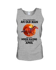 04 horse racing olm Unisex Tank tile
