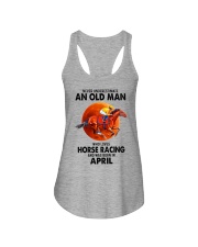 04 horse racing olm Ladies Flowy Tank tile