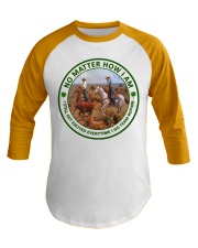 no-matter-team-roping Baseball Tee tile