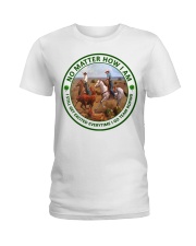 no-matter-team-roping Ladies T-Shirt tile