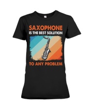 saxophone best solution Premium Fit Ladies Tee tile