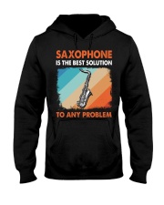 saxophone best solution Hooded Sweatshirt tile