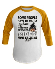 calls me mom sportbike Baseball Tee tile