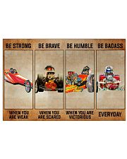 Be Strong Drag Racing 36x24 Poster front