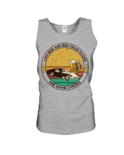 i like beer Dirt track racing Unisex Tank tile
