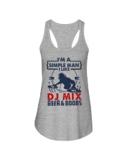 DJ MIX LIKE BEER AND BOOBS Ladies Flowy Tank tile