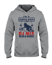 DJ MIX LIKE BEER AND BOOBS Hooded Sweatshirt tile