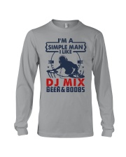 DJ MIX LIKE BEER AND BOOBS Long Sleeve Tee tile
