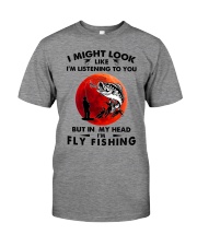 i might look like fly fishing Premium Fit Mens Tee tile