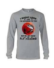 i might look like fly fishing Long Sleeve Tee tile