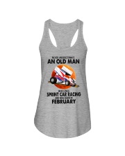 sprint car racing olm 02 Ladies Flowy Tank tile