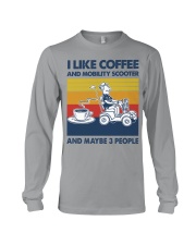 ilike coffee mobility scooter Long Sleeve Tee tile
