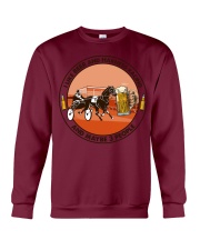 i like beer Harness racing Crewneck Sweatshirt tile